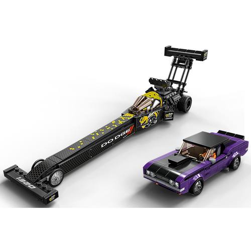 LEGO Speed Champions 76904 Mopar Dodge/SRT Top Fuel Dragster en 1970 Dodge Challenger T/Aons 76904