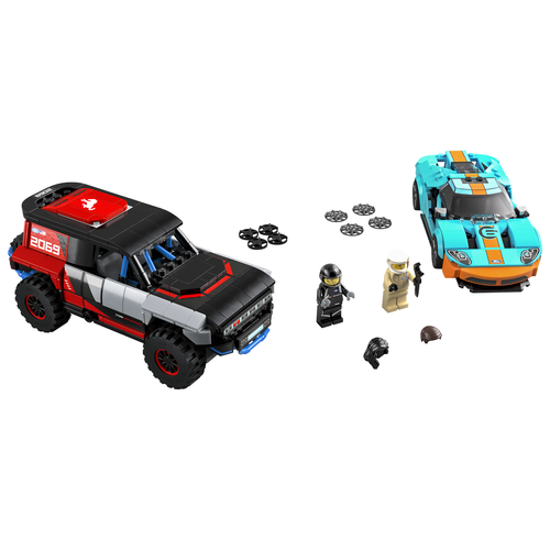 LEGO Speed Champions 76905 Ford GT Heritage Edition en Bronco R