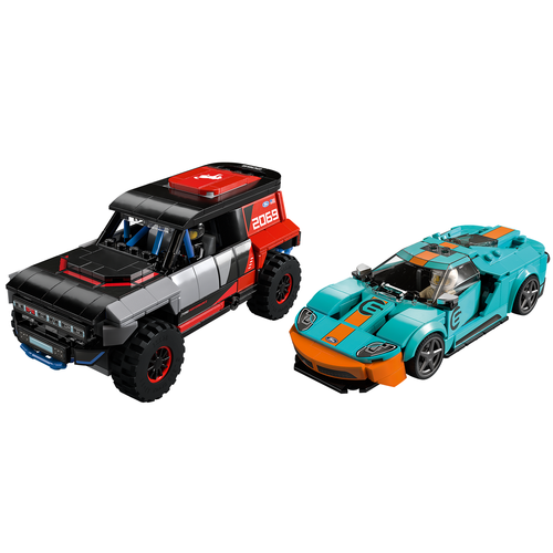 LEGO Speed Champions 76905 Ford GT Heritage Edition en Bronco R