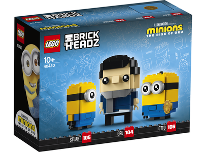 LEGO Brickheadz 40420 Gru, Stuart en Otto