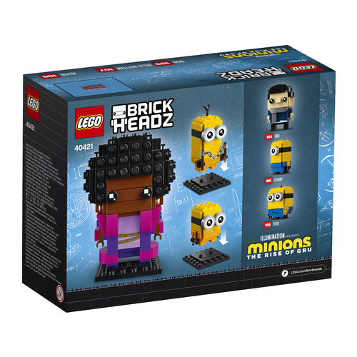 LEGO Brickheadz 40421 Belle Bottom, Kevin en Bob