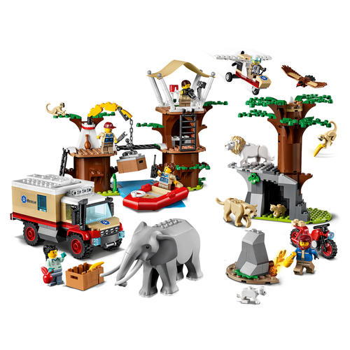 LEGO City 60307 Wildlife Rescue kamp