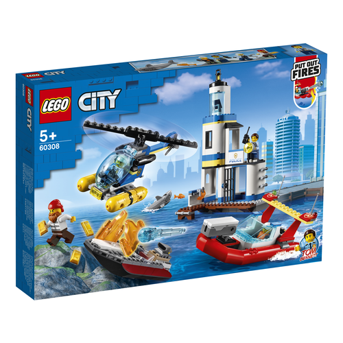 LEGO City 60308 Kustpolitie en brandmissie