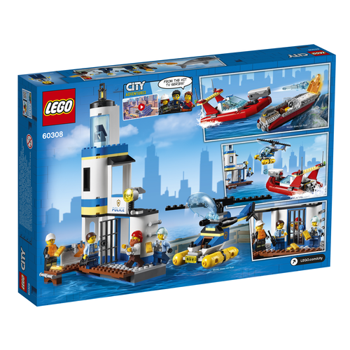 LEGO City 60308 Kustpolitie en brandmissie