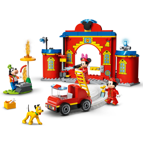 LEGO Disney 10776 Mickey en Friends brandweerkazerne en auto