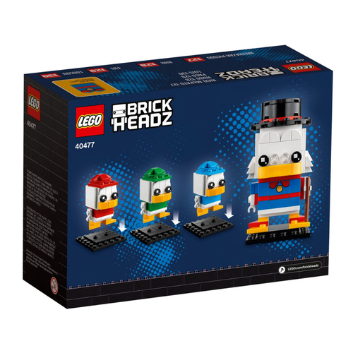 LEGO Brickheadz 40477 Dagobert Duck, Kwik, Kwek en Kwak