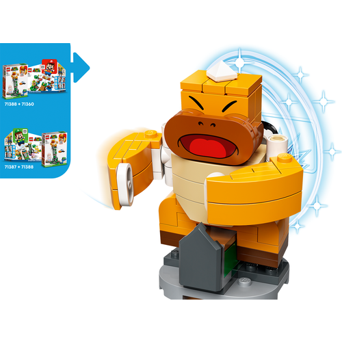 LEGO Super Mario 71388 Uitbreidingsset: Eindbaasgevecht op de Sumo Bro-toren LEGO Super Mario 71388 Uitbreidingsset: Eindbaasgevecht op de Sumo Bro-toren