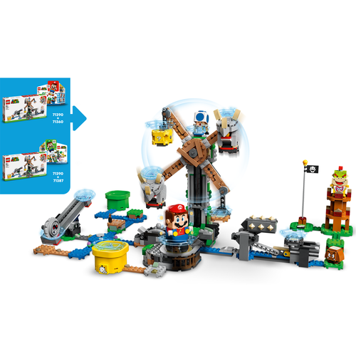 LEGO Super Mario 71390 Uitbreidingsset: ruzie met Reznors LEGO Super Mario 71390 Uitbreidingsset: ruzie met Reznors