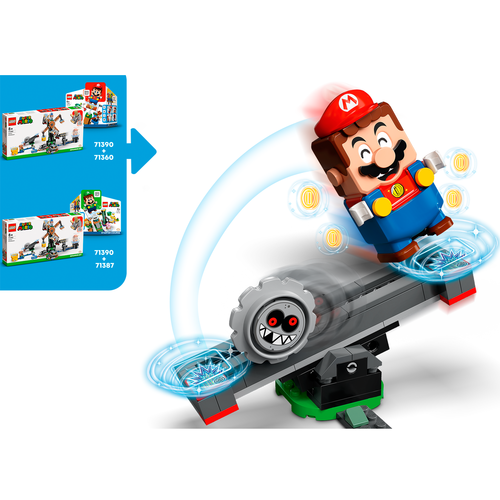 LEGO Super Mario 71390 Uitbreidingsset: ruzie met Reznors LEGO Super Mario 71390 Uitbreidingsset: ruzie met Reznors