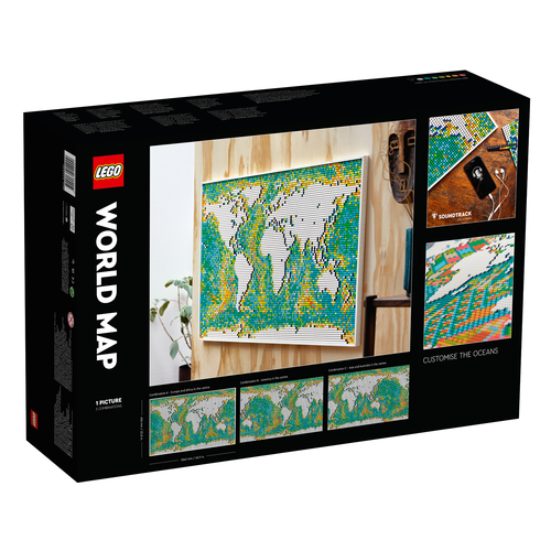 LEGO Art 31203 Wereldkaart