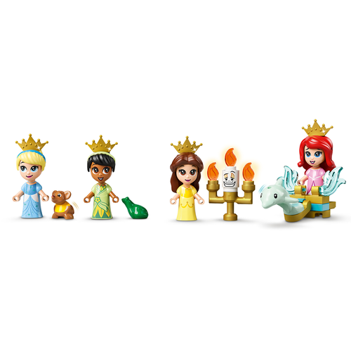 LEGO Disney 43193 Ariel, Belle, Assepoester en Tiana's verhalenboekavontuur