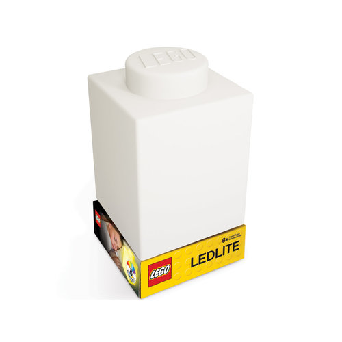 LEGO Siliconen LED Nachtlamp LLP40 Wit
