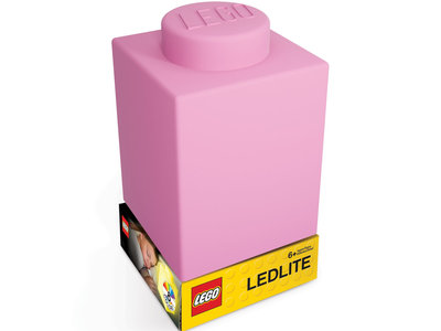 LEGO Siliconen LED Nachtlamp LLP39 Roze