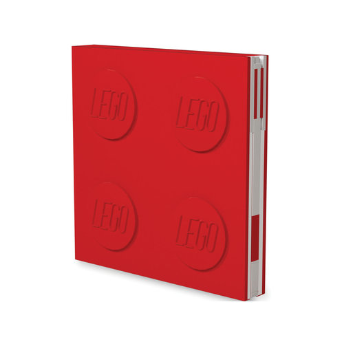 LEGO Notitieboek met gel pen L52439 Rood