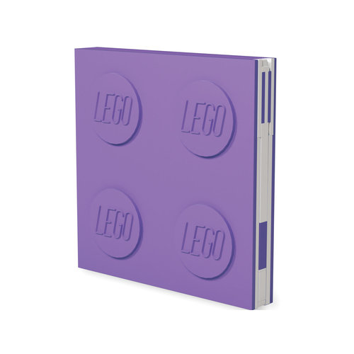 LEGO Notitieboek met gel pen L52445 Lavendel