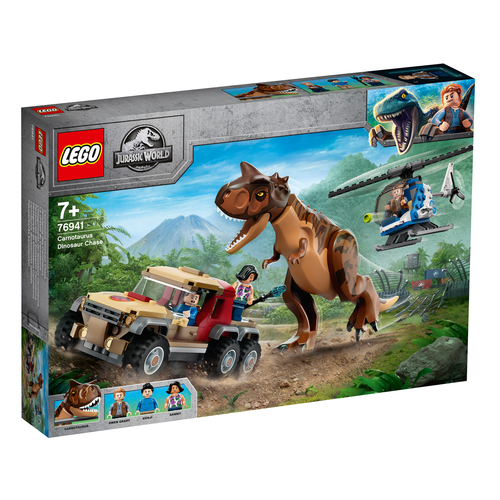 LEGO Jurassic World 76941 Achtervolging van dinosaurus Carnotaurus