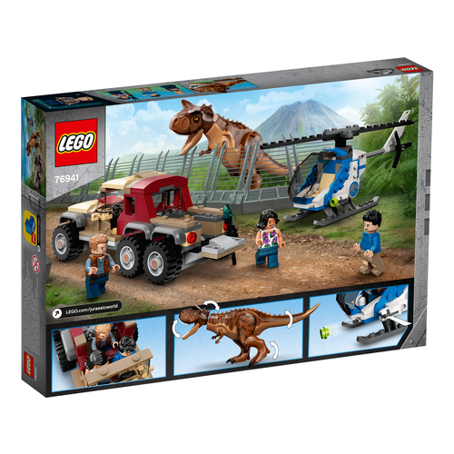 LEGO Jurassic World 76941 Achtervolging van dinosaurus Carnotaurus