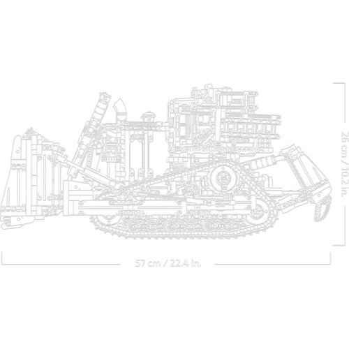 LEGO Technic 42131 Cat D11T Bulldozer