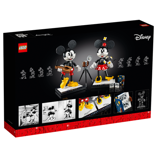 LEGO Disney 43179 Mickey Mouse & Minnie Mouse personages om zelf te bouwen