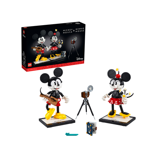 LEGO Disney 43179 Mickey Mouse & Minnie Mouse personages om zelf te bouwen