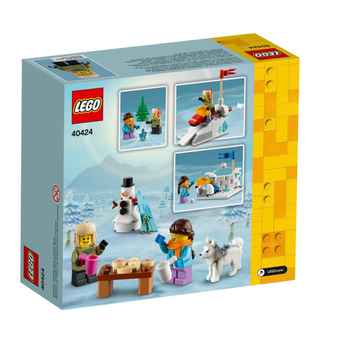 LEGO Exclusive 40424 Winters sneeuwballengevecht