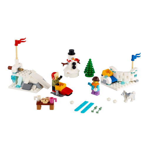 LEGO Exclusive 40424 Winters sneeuwballengevecht