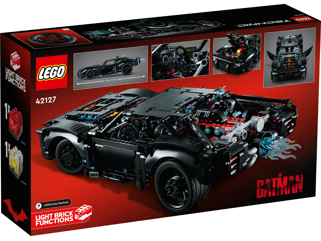 LEGO Technic 42127 THE BATMAN - BATMOBILE - Jan's Steen