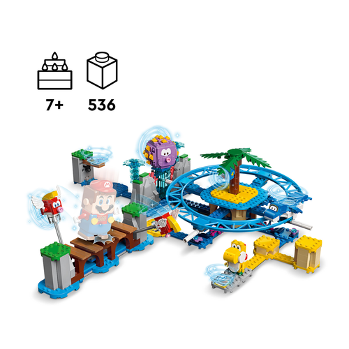 LEGO Super Mario 71400 Uitbreidingsset: Reuzen-Urchins strandattractie