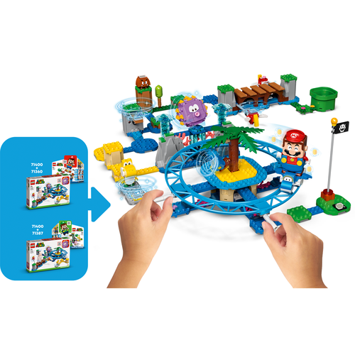 LEGO Super Mario 71400 Uitbreidingsset: Reuzen-Urchins strandattractie