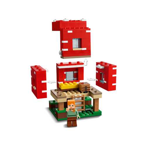 LEGO Minecraft 21179 Het Paddenstoelenhuis