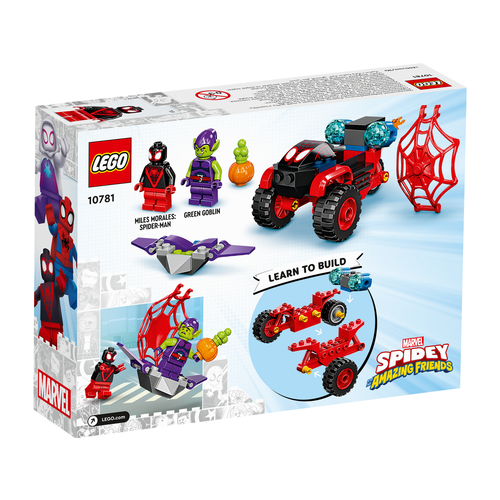 LEGO Marvel 10781 Miles Morales: Spider-Mans tech driewieler