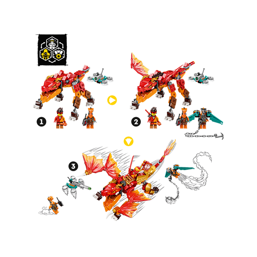 LEGO Ninjago 71762 Kai's vuurdraak EVO