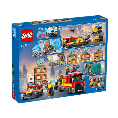 LEGO City 60321 Brandweerteam