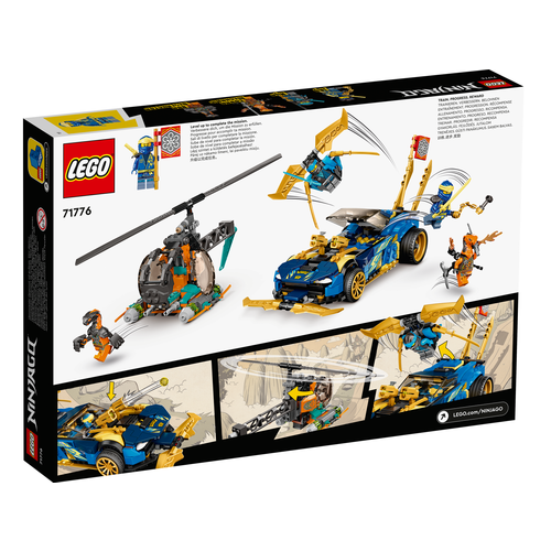 LEGO Ninjago 71776 Jay en Nya’s racewagen EVO