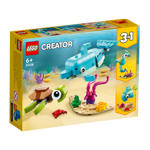 LEGO Creator 3 in 1 31128 Dolfijn en schildpad