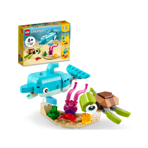 LEGO Creator 3 in 1 31128 Dolfijn en schildpad