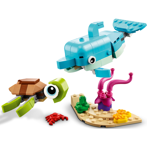 LEGO Creator 3 in 1 31128 Dolfijn en schildpad