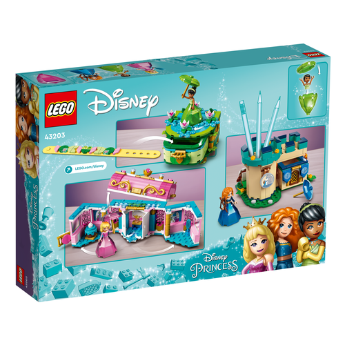 LEGO Disney 43203 Aurora's, Merida's en Tiana's betoverde creaties