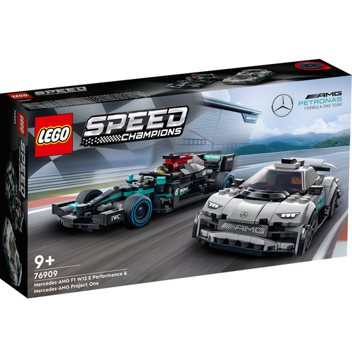 LEGO Speed Champions 76909 Mercedes-AMG F1 W12 E Performance en Mercedes-AMG Project One