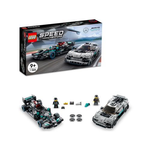 LEGO Speed Champions 76909 Mercedes-AMG F1 W12 E Performance en Mercedes-AMG Project One