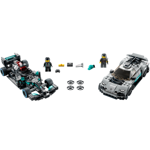 LEGO Speed Champions 76909 Mercedes-AMG F1 W12 E Performance en Mercedes-AMG Project One