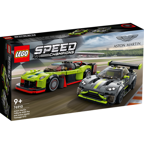 LEGO Speed Champions 76910 Aston Martin Valkyrie AMR Pro en Aston Martin Vantage GT3