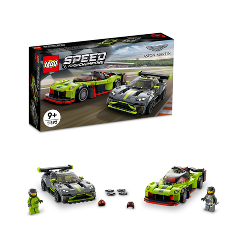 LEGO Speed Champions 76910 Aston Martin Valkyrie AMR Pro en Aston Martin Vantage GT3