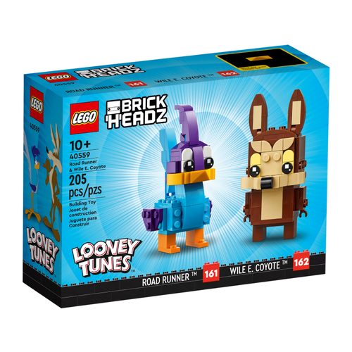 LEGO Brickheadz 40559 Road Runner en Wile E. Coyote