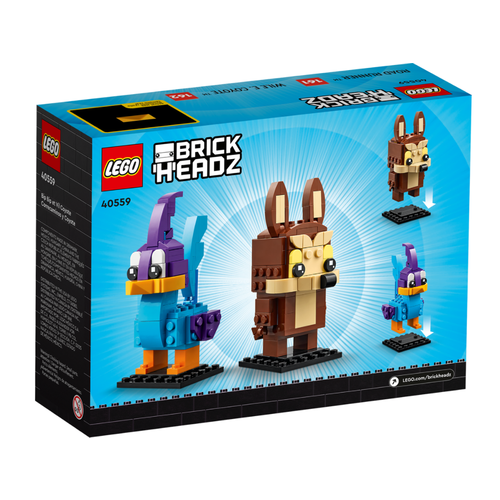 LEGO Brickheadz 40559 Road Runner en Wile E. Coyote