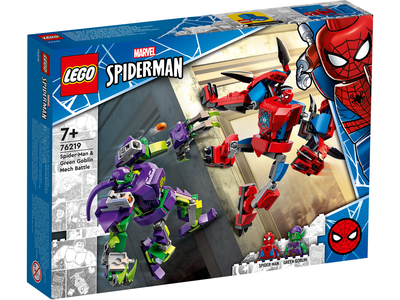 LEGO Marvel 76219 Spider-Man en Green Goblin mechagevecht