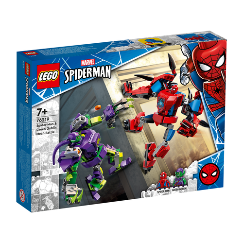 LEGO Marvel 76219 Spider-Man en Green Goblin mechagevecht