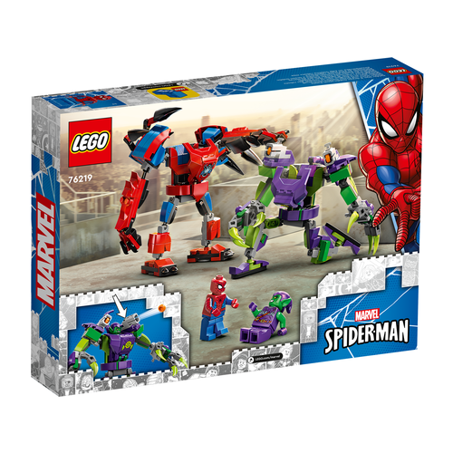 LEGO Marvel 76219 Spider-Man en Green Goblin mechagevecht