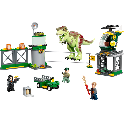 LEGO Jurassic World 76944 T. rex dinosaurus ontsnapping