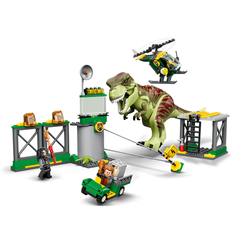 LEGO Jurassic World 76944 T. rex dinosaurus ontsnapping